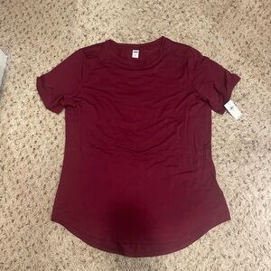 Old Navy Luxe Scooped Hem T-Shirt